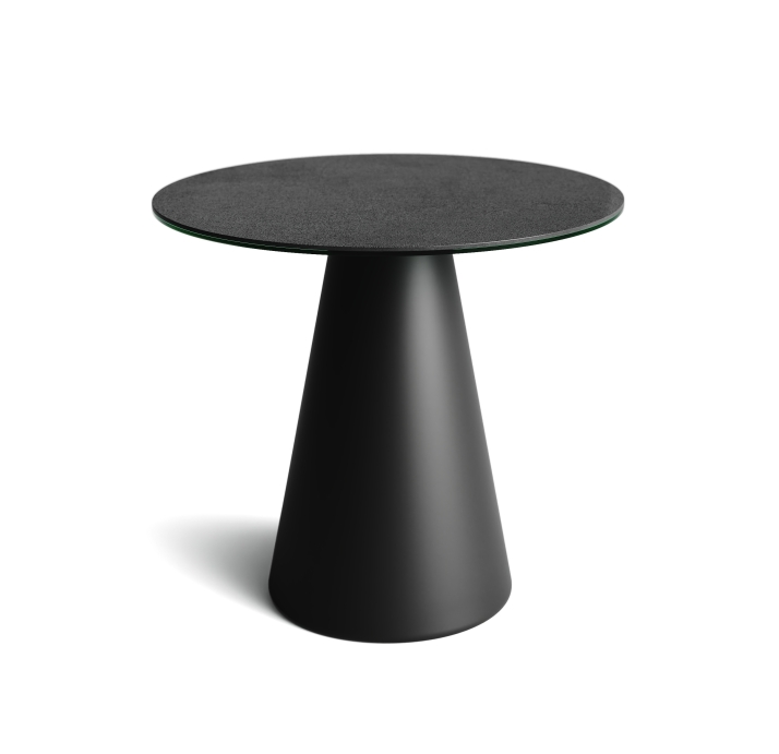 Стол приставной MUSHROOM SIDE TABLE BLKT ANTHRACITE  50X50X48 СМ. (NRM00966)