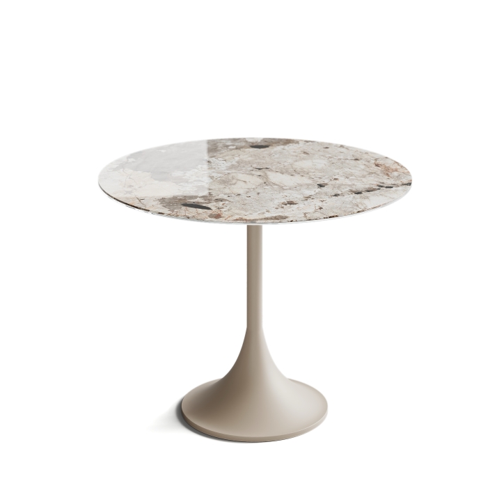 Стол обеденный JETTY DINING TABLE QGTT N.MOOD TUNDRA LUC.  120X120X74 СМ. (NRM00975)