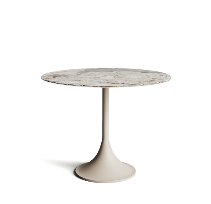 Стол обеденный JETTY DINING TABLE QGTT N.MOOD TUNDRA LUC.  120X120X74 СМ. (NRM00975)