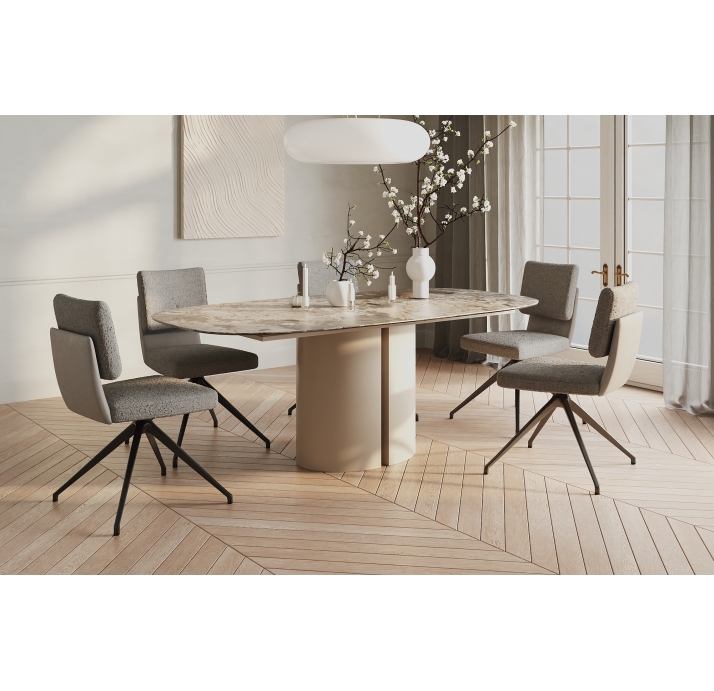 Стол обеденный CRESCEND DINING TABLE QGTT N. MOOD TUNDRA  220X100X75 СМ. (NRM00976)