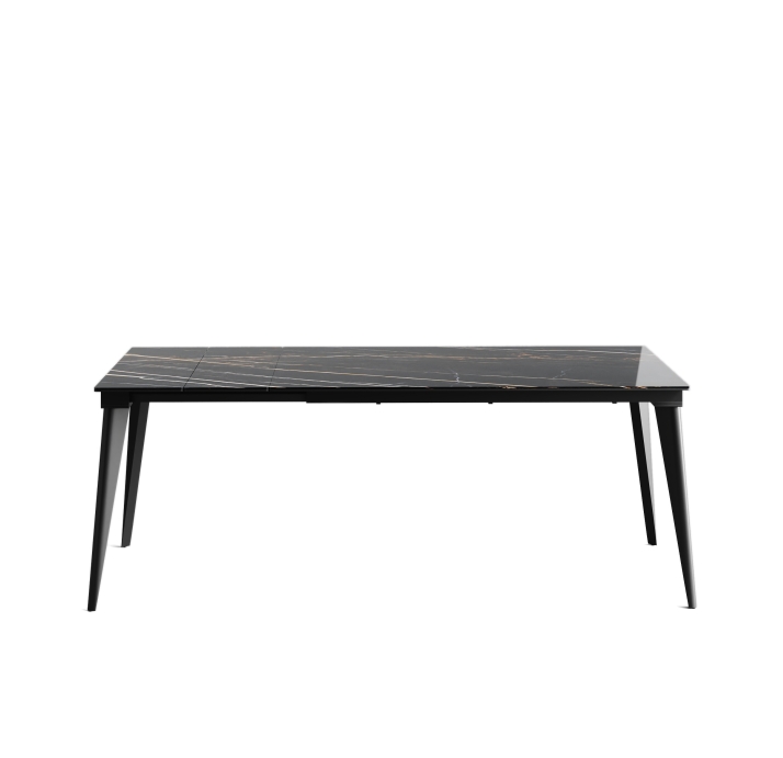 Стол обеденный AUSTRI DINING TABLE BLACK BLACK MARBLE  240X90X75 СМ. (NRM01083)