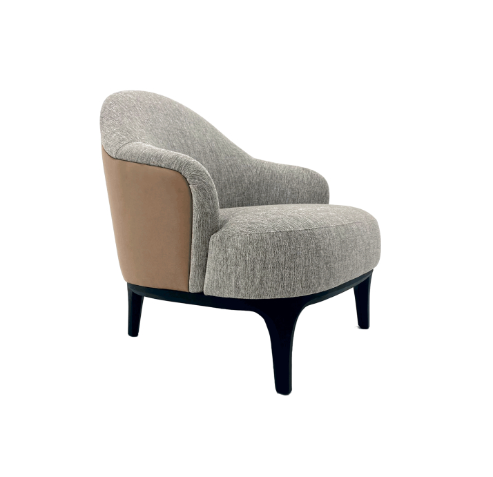 Кресло ARNO /IDOL IDOL-2.0-07/DIVINE DIVINE_50/Твердый/В цвет ткани/Черный, дерево/