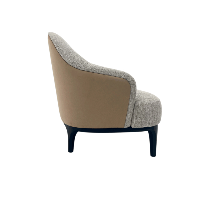 Кресло ARNO /IDOL IDOL-2.0-07/DIVINE DIVINE_50/Твердый/В цвет ткани/Черный, дерево/