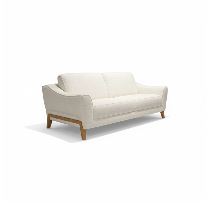 Диван VENEZIA B100-200-100B/58/M/AMIRI ANGORA /DYNASPRING/02OA OAK/