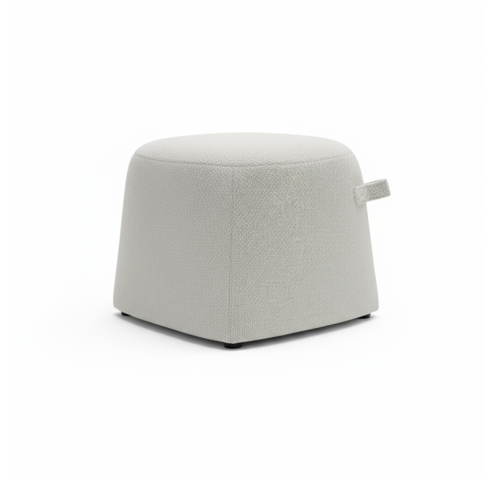 Пуф VANNI VANNI 50X50X39 см. AMIRI OFFWHITE (ROM03585)