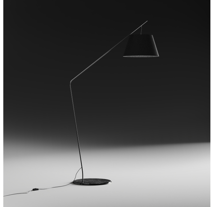Торшер VELVET FLOOR LAMP NERO NERO 145X45X205 СМ. (NRM01253)