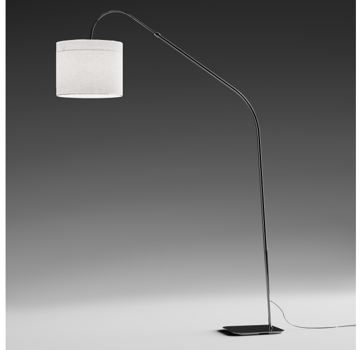 Торшер GLAM FLOOR LAMP CROMO CROMO 150X40X212 СМ. (NRM01257)