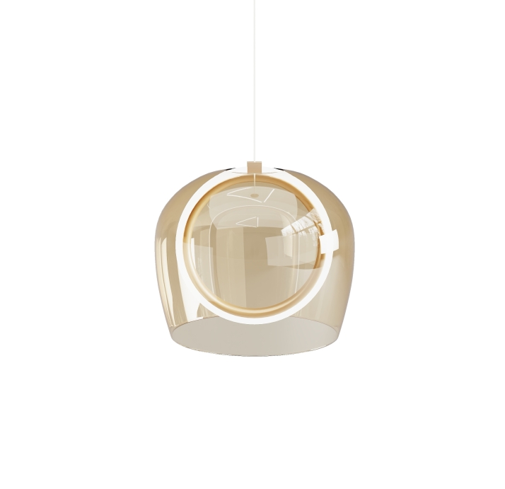 Светильник подвесной PINTA PENDANT LAMP ALFA AMBRA ORO 30X30X23 СМ. (NRM01261)