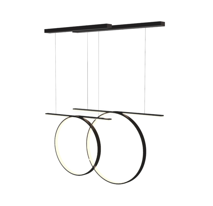 Светильник подвесной ARC PENDANT LAMP Black Black 65X65X135 СМ. (FUG00004)