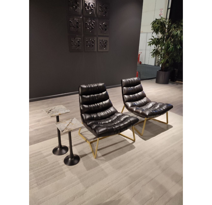 Кресло MIKEL 71/ULUZ UL 1001/brass static/