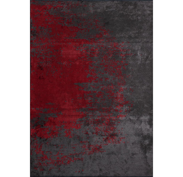 Ковер современный CORAL MILAN 230X160 см.  (NRM02448) CHARCOAL - RED