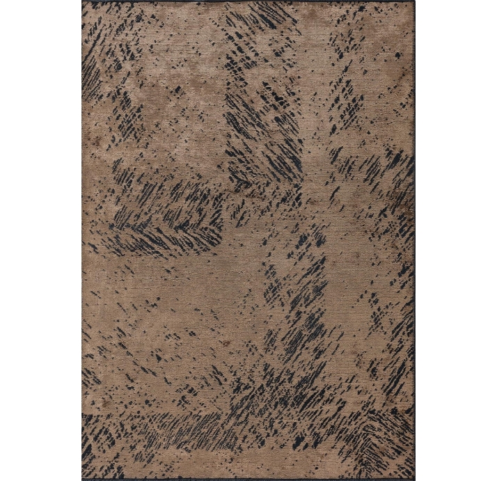 Ковер современный CORAL RUSTIC 300X200 см.  (NRM02323) DARK BEIGE - MATTE BLACK