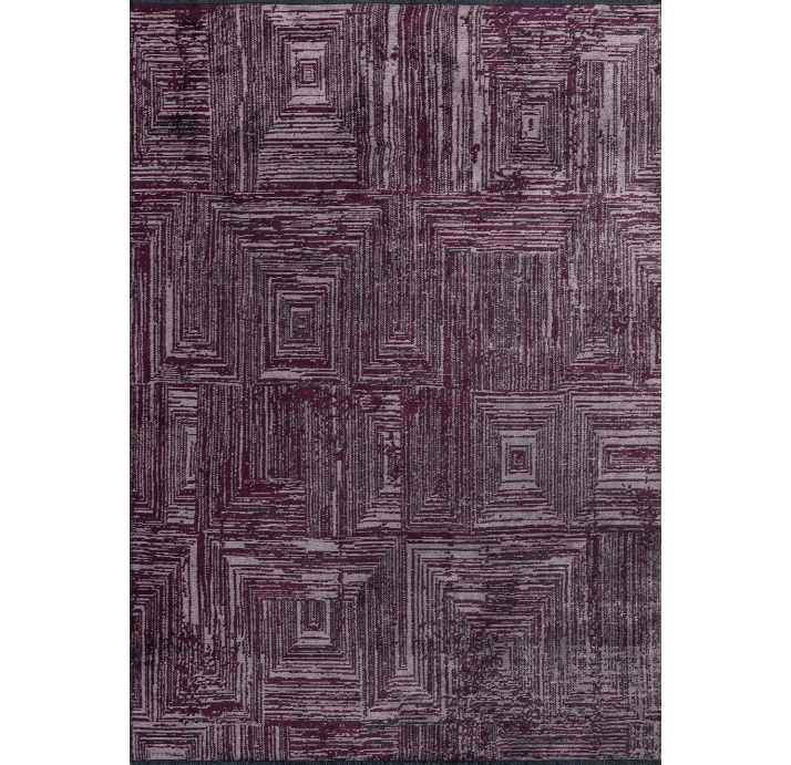 Ковер современный CORAL SICILY 300X200 см.  (NRM01825) DARK DAMSON - DAMSON