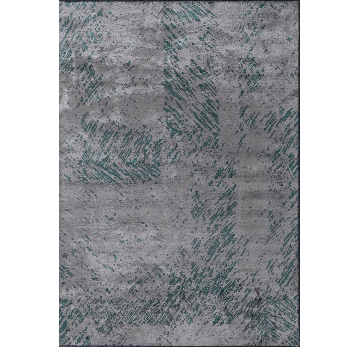 Ковер современный CORAL RUSTIC 300X200 см.  (NRM02320) GREY - DARK GREEN