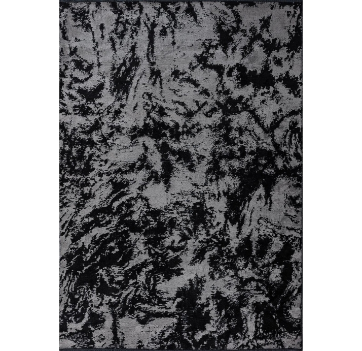 Ковер современный CORAL MARBLE 300X200 см.  (NRM02131) BLACK - LIGHT GREY