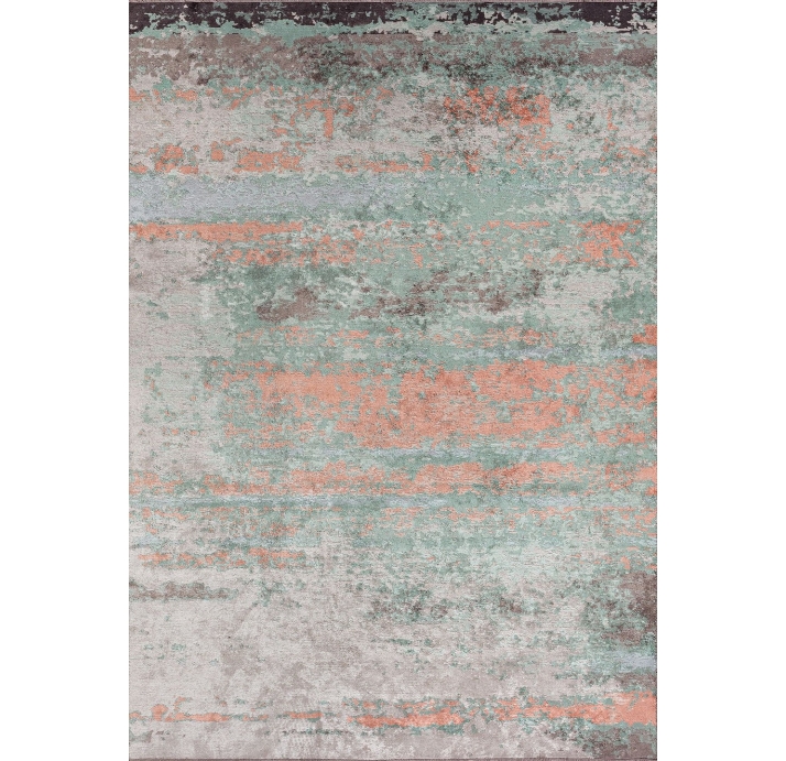 Ковер современный MARQUISE OASIS 300X200 см.  (NRM03253) DARK GREY - CHARCOAL - LIGHT CORAL - ICE BL