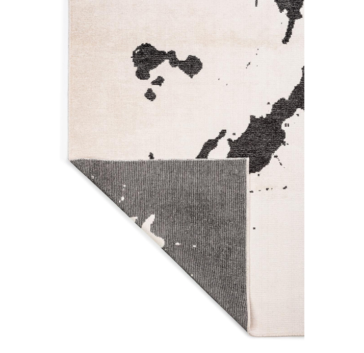 Ковер современный SHELL SPILL 300X200 см.  (NRM04720) черный, белый