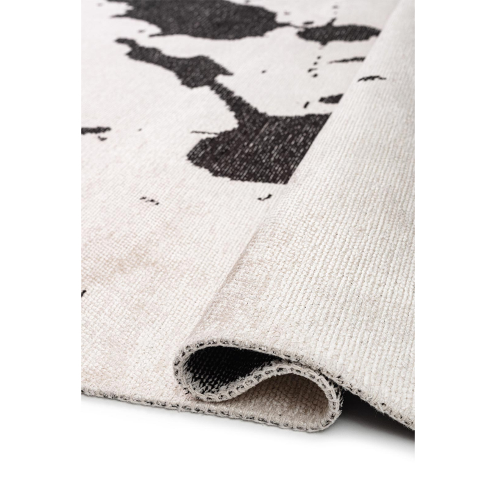 Ковер современный SHELL SPILL 300X200 см.  (NRM04720) черный, белый