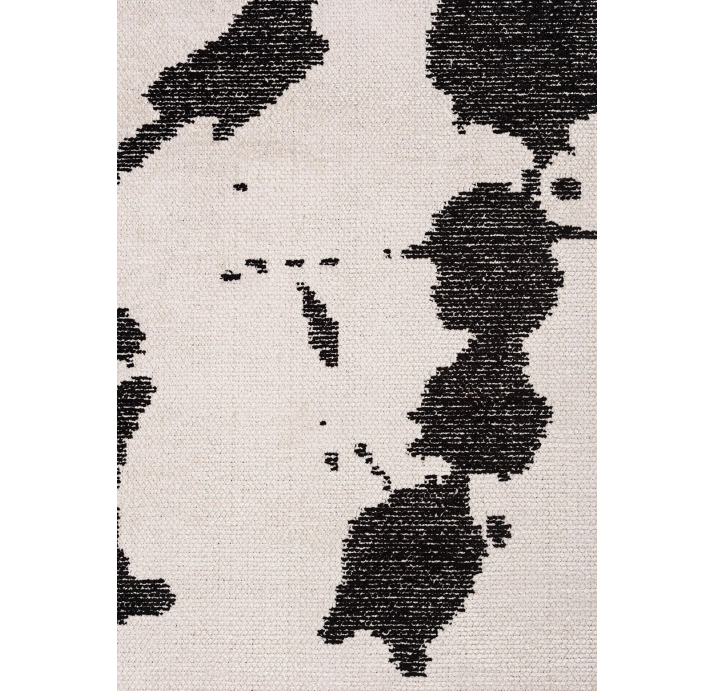 Ковер современный SHELL SPILL 300X200 см.  (NRM04720) черный, белый