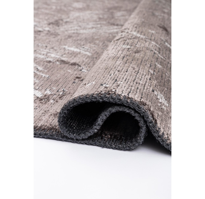 Ковер современный CORAL RUSTIC 300X200 см.  (NRM02314) DARK GREY - LIGHT GREY