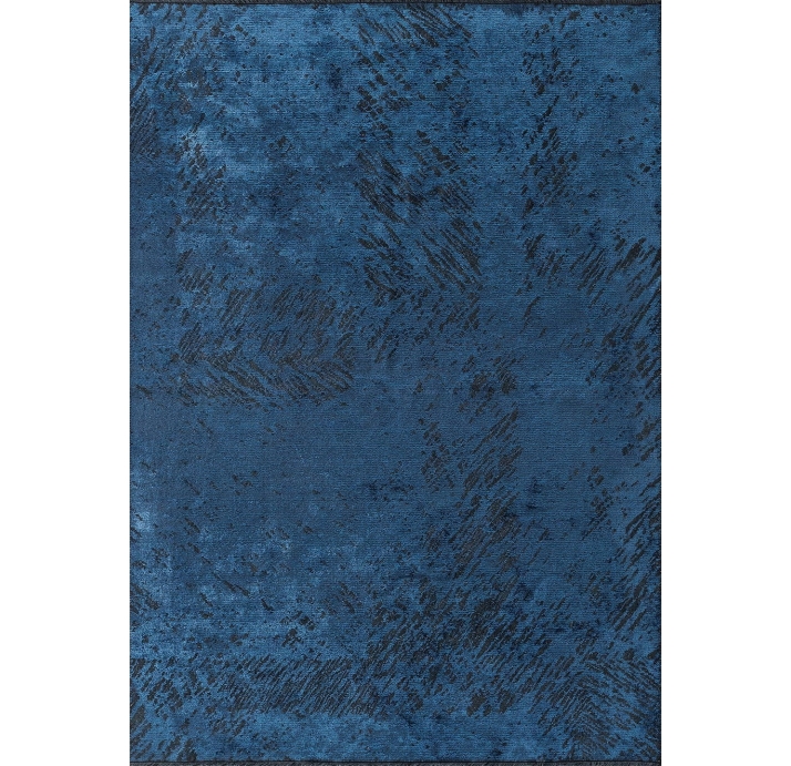 Ковер современный CORAL RUSTIC 340X240 см.  (NRM02336) NAVY BLUE - MATTE BLACK