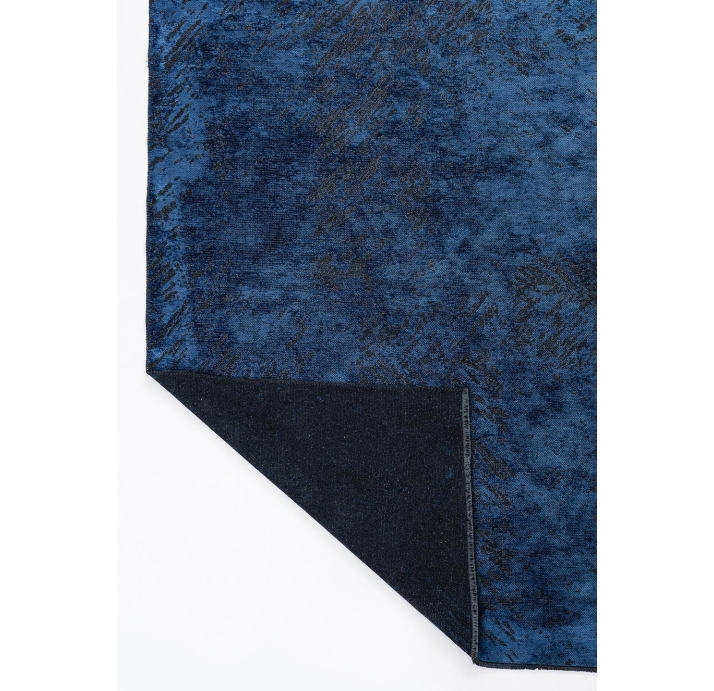 Ковер современный CORAL RUSTIC 230X160 см.  (NRM02334) NAVY BLUE - MATTE BLACK