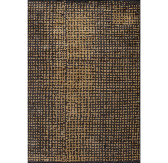 Ковер современный CORAL DOTS 340X240 см.  (NRM02105) CHARCOAL - GOLD