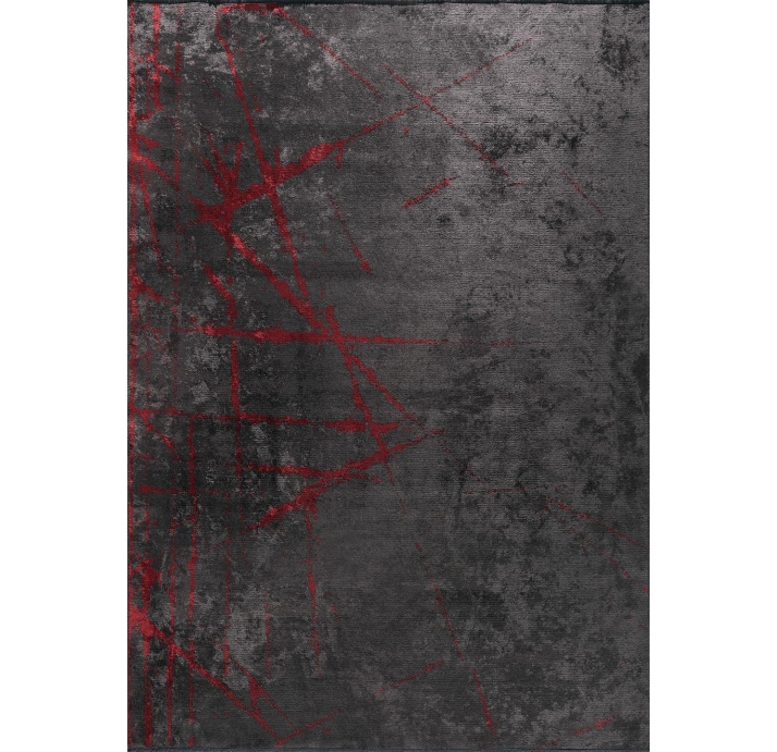 Ковер современный CORAL CRACK 340X240 см.  (NRM01637) RED - CHARCOAL