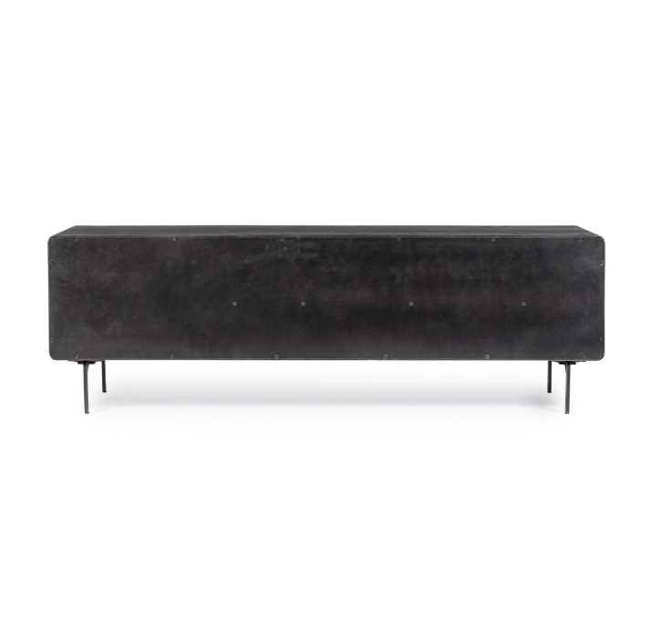 Тумба под ТВ VOLTURNO CABINET ASH BLACK ASH BLACK ASH BLACK 160X40X50 СМ. (NRM05423)