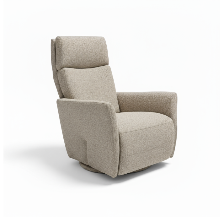 Кресло ALVA PRINCE 88/57/LUANDO SILVER/DYNASPRING/Matching Stitching/P998/