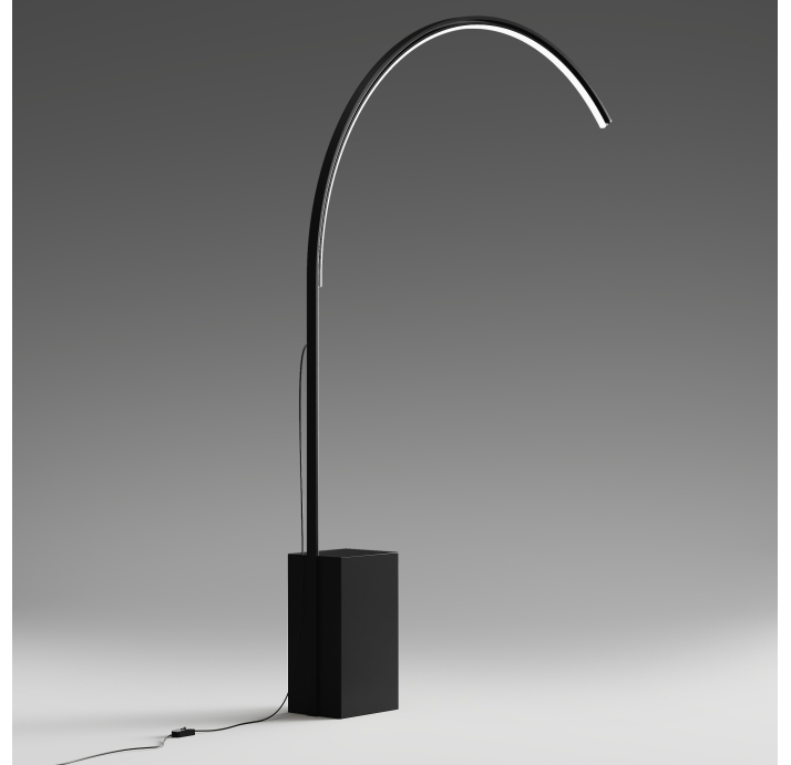 Торшер BIBLIO FLOOR LAMP NERO NERO 142X22X215 СМ. (NRM05430)