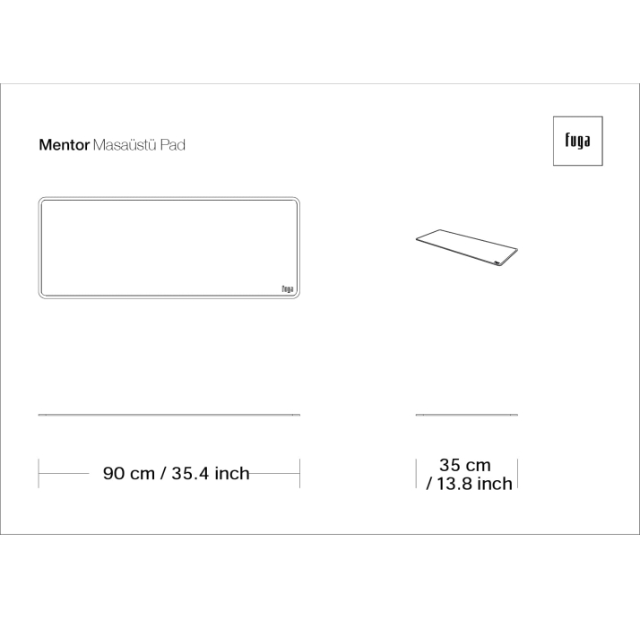 Коврик для стола MENTOR DESK PAD (FUG00068)