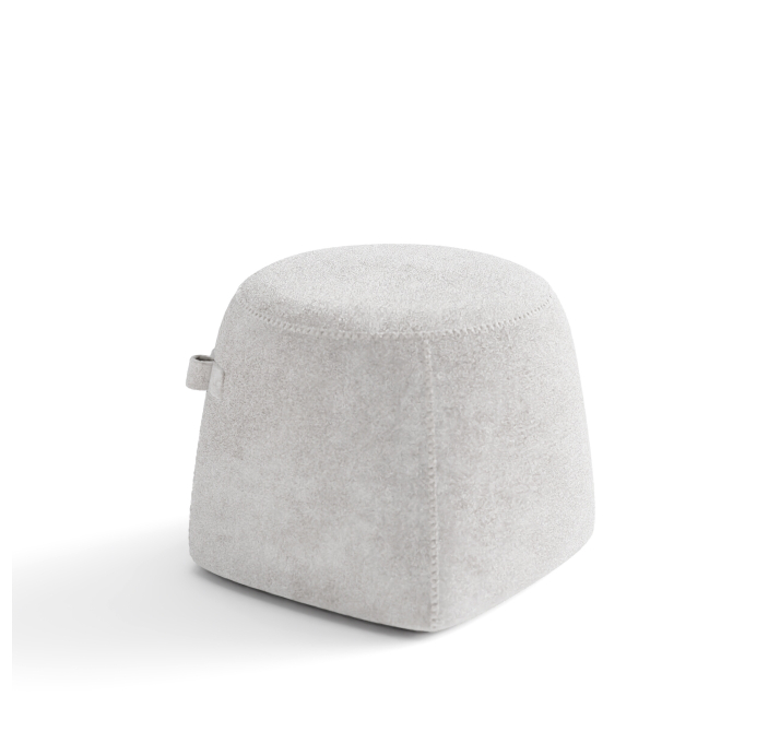 Пуф VANNI  50X50X39 см. VIVA OFFWHITE (ROM04075)