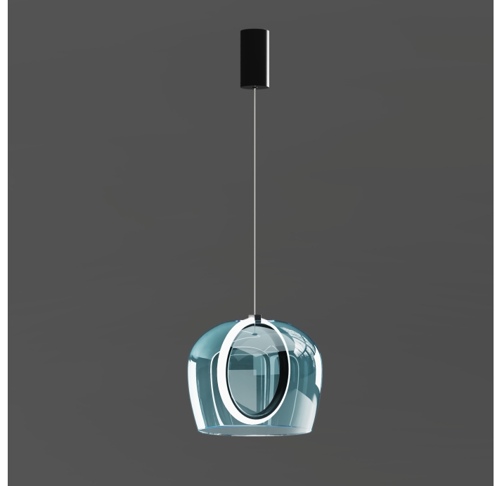 Светильник подвесной PINTA PENDANT LAMP ALFA OTTANIO NERO 30X30X23 СМ. (NRM05452)