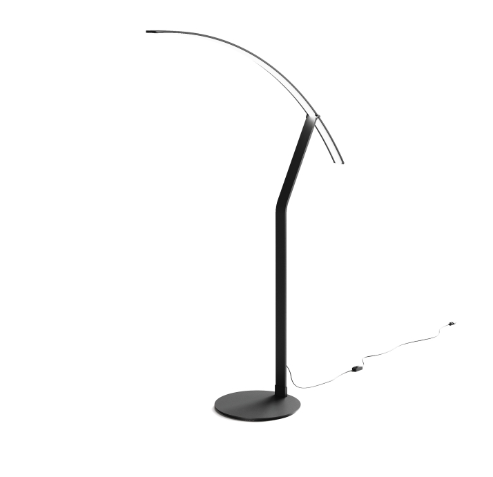 Торшер FOLAGA FLOOR LAMP NERO NERO 146X43X202 СМ. (NRM05448)