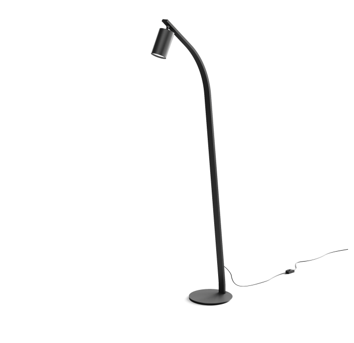 Торшер MURGA FLOOR LAMP NERO NERO 53X30X184 СМ. (NRM05450)