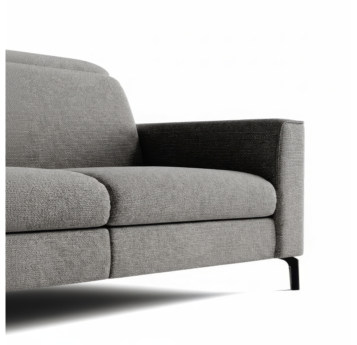 Диван FRATINO B101-280-101B/56/AMIRI CARBON/BULTEX/01BL/E,E,E