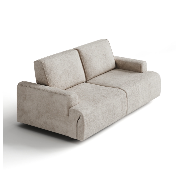 Диван MONAMI B103-220-103B/57/VIVA ANGORA /VISCOTEX/01BL/