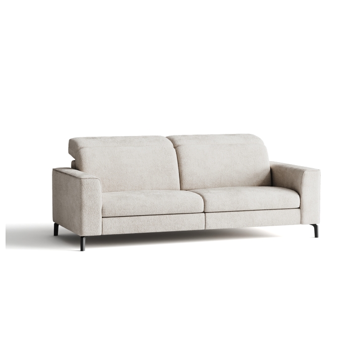 Диван FRATINO B100-220-100B/56/VIVA OFFWHITE/BULTEX/01BL/