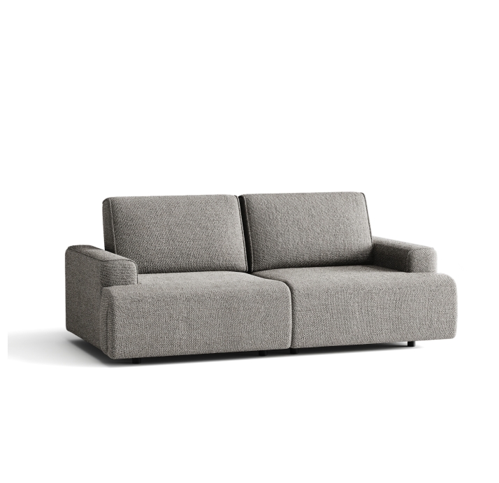 Диван MONAMI B103-220-103B/57/AMIRI CARBON/VISCOTEX/01BL/