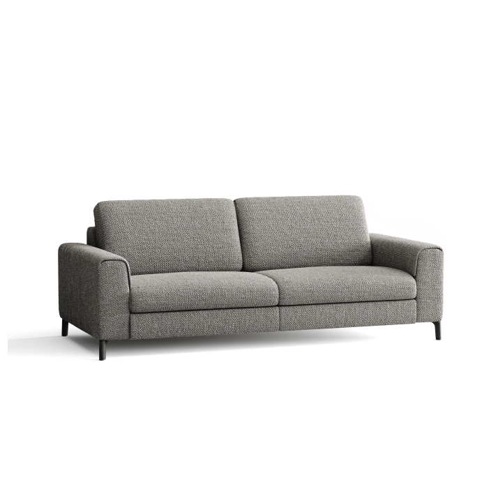 Диван FONTANE B100-220-100B/55/AMIRI CARBON/BULTEX/01BL/