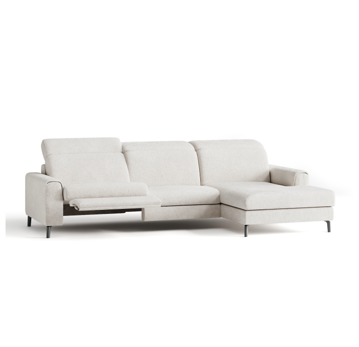 Диван FONTANE B100-300-210S/55/VIVA OFFWHITE/BULTEX/01BL/E,E,E,MR