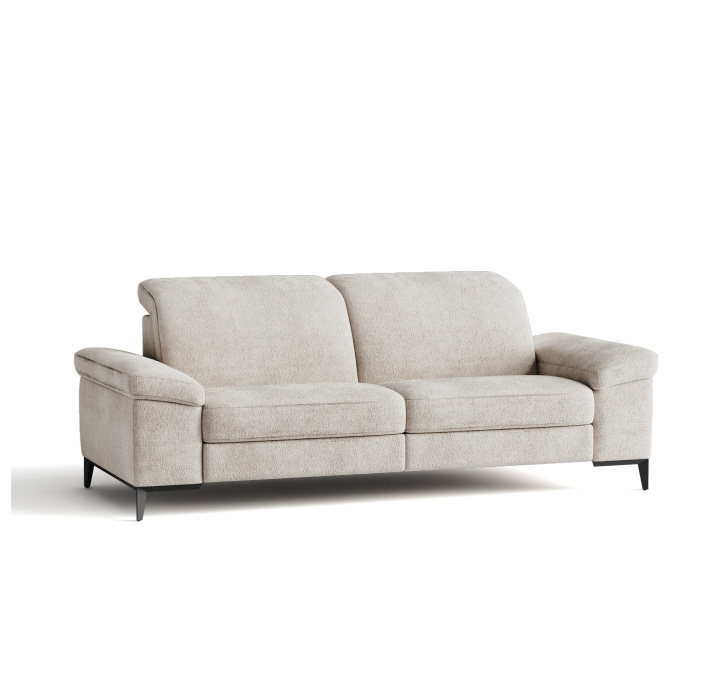Диван CADINI B93-220-93B/54/VIVA ANGORA /BULTEX/01BL/E,E,R