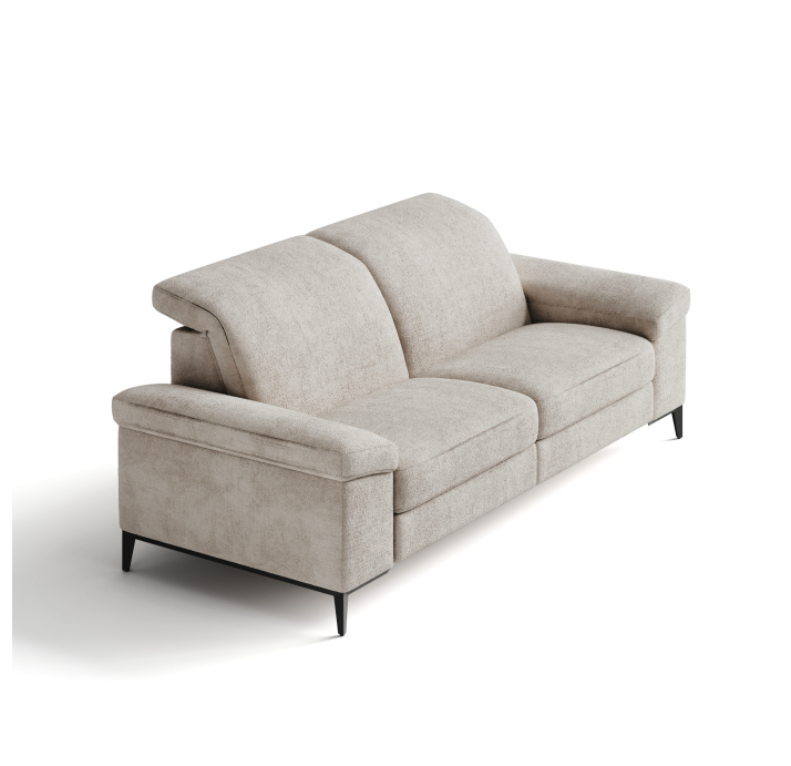 Диван CADINI B93-220-93B/54/VIVA ANGORA /BULTEX/01BL/E,E,R