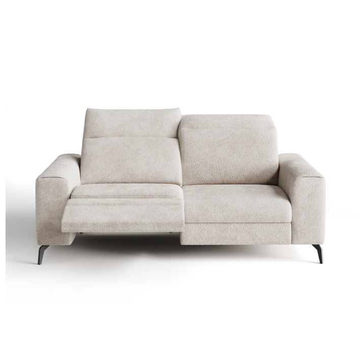 Диван DONATO B100-220-100B/55/VIVA ANGORA /VISCOTEX/01BL/E,E,MR