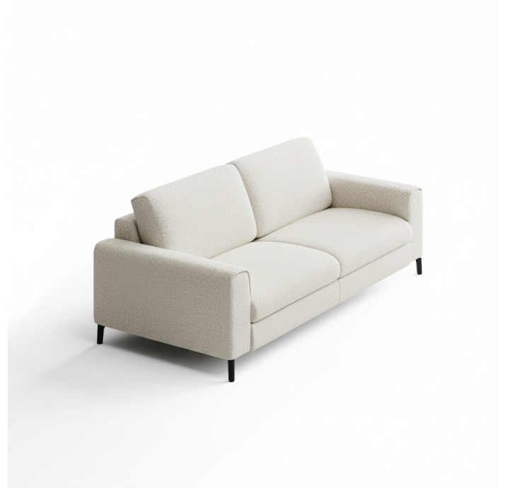 Диван FONTANE B100-220-100B/55/VIVA OFFWHITE/BULTEX/01BL/E,E