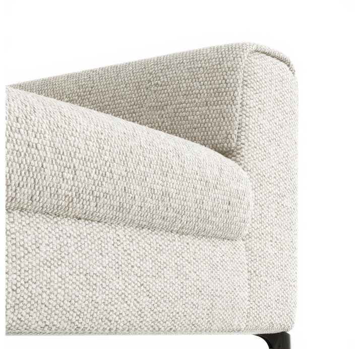 Диван FONTANE B100-220-100B/55/VIVA OFFWHITE/BULTEX/01BL/E,E