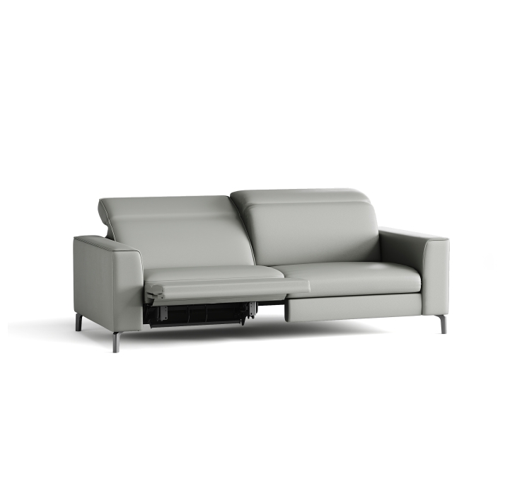 Диван FRATINO B100-220-100B/56/MONTANA PERLE/BULTEX/01BL/R