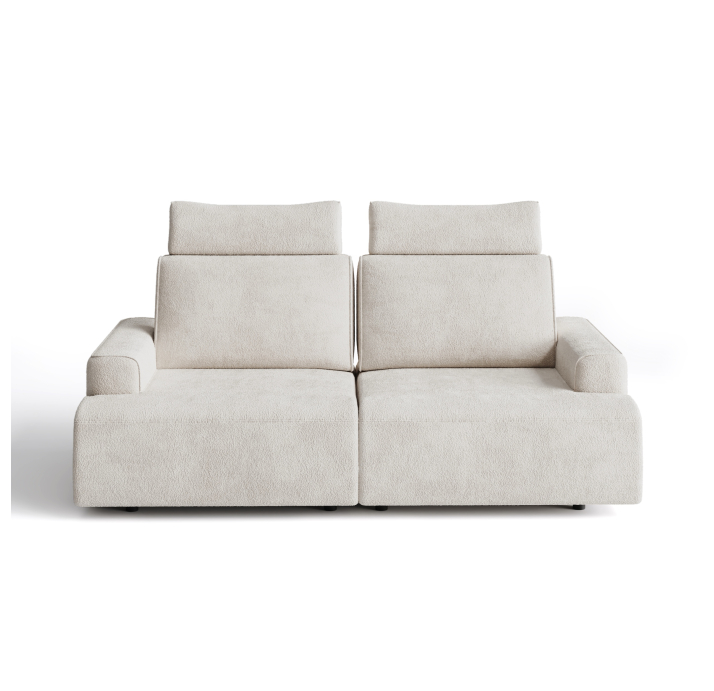 Диван MONAMI B103-220-103B/57/VIVA OFFWHITE/VISCOTEX/01BL/E,E,R