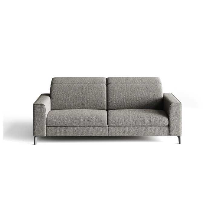 Диван FRATINO B100-220-100B/56/AMIRI CARBON/BULTEX/01BL/R